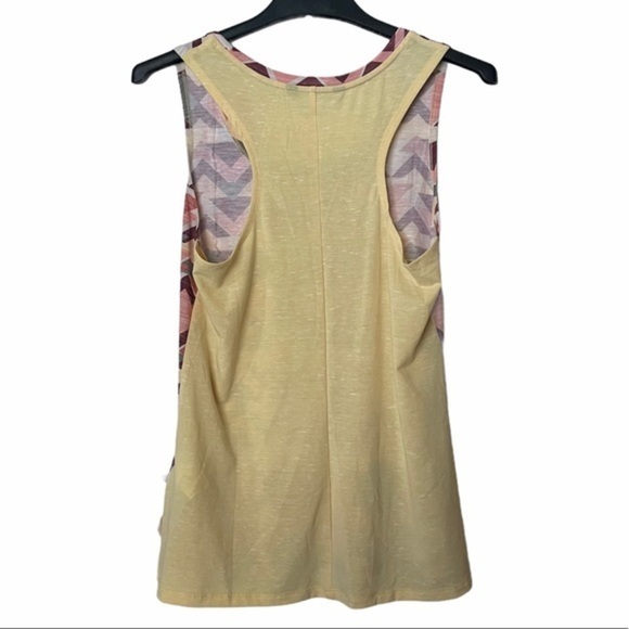 The North Face Ez Tank Yellow Tribal NWT Small - Picture 5 of 8